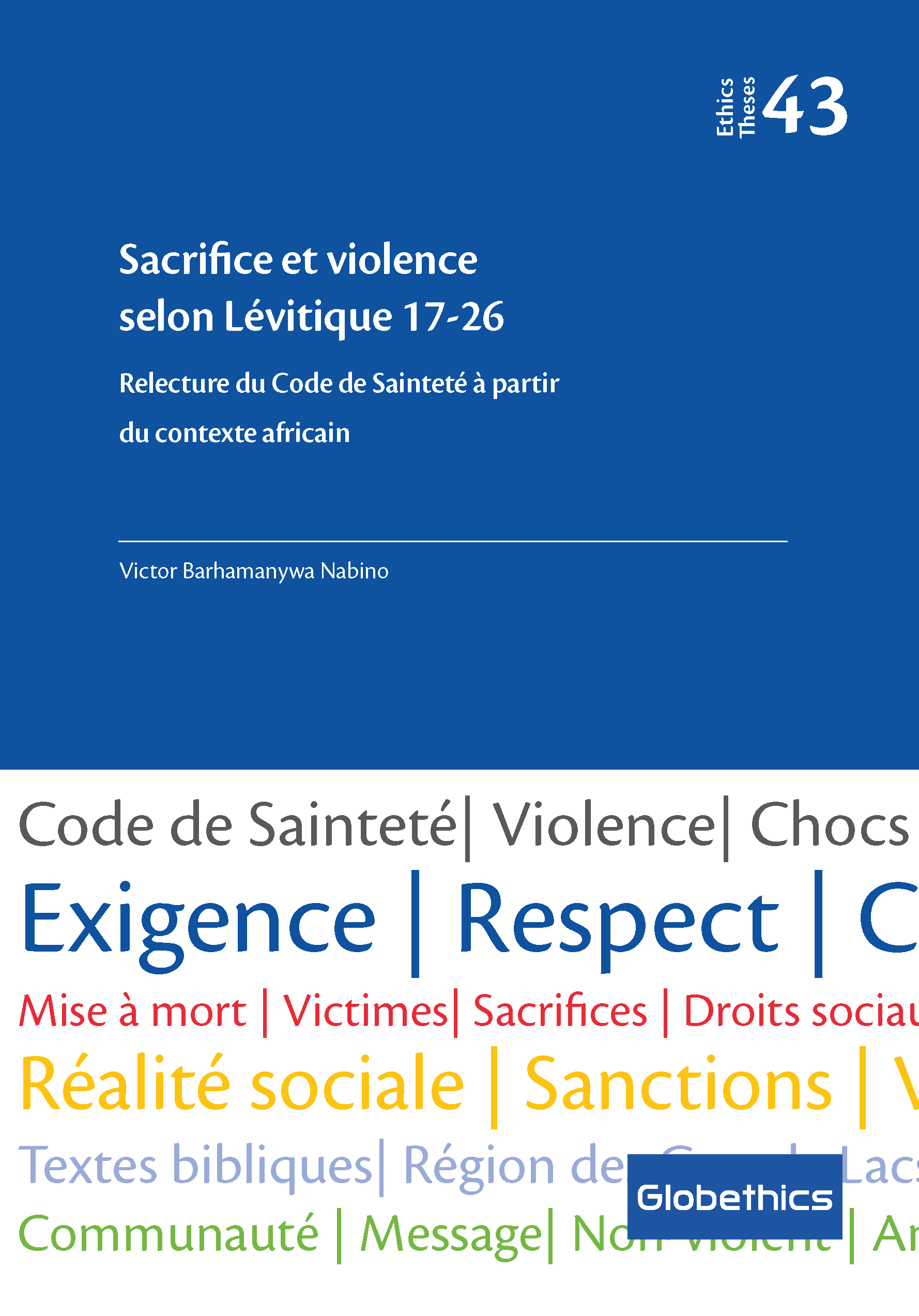 Sacrifice et violence selon Lévitique 17-26