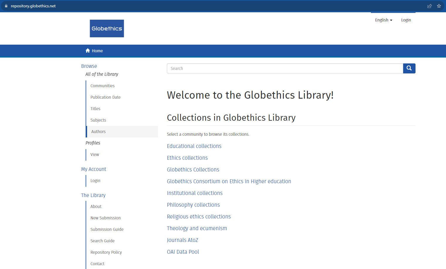 Search for resources by author in the Globethics Library