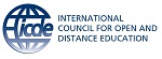 International Council for open and distance education logo