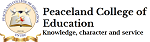 Peaceland College of Education log